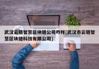 武汉云链智慧区块链公司咋样[武汉市云链智慧区块链科技有限公司]